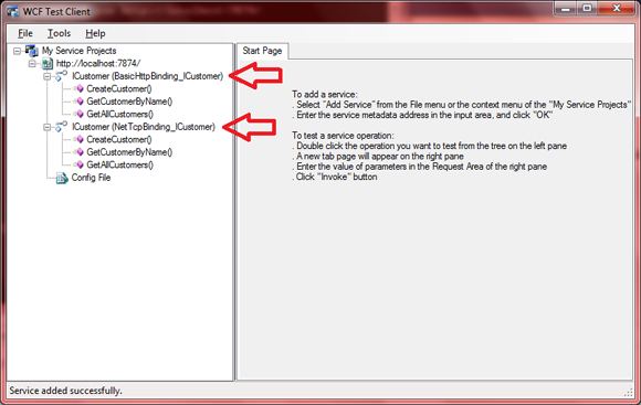 WCF Test Client