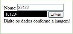 Dados incorretos