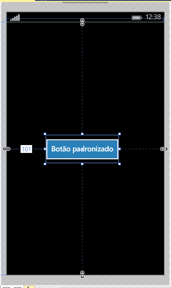 Botão estilizado automaticamente no Windows Phone