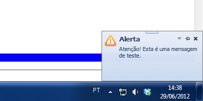 Adicionada imagem ao alerta