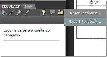 Descrição: FeedbackOptions