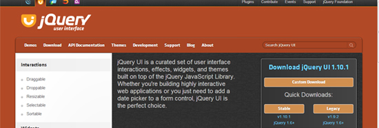 jQuery UI