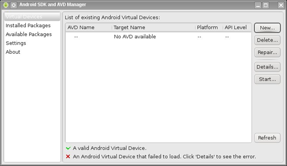 Linux: Instalando o Android SDK na plataforma Linux.