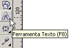 ferramenta <b>texto