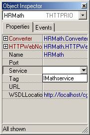 Propriedades do objeto HRMath