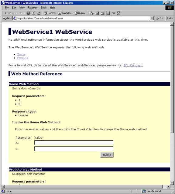 Testando o Web Service