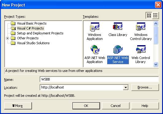 Criando um Projeto ASP.Net Web Service