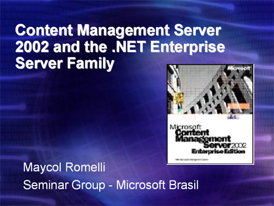 Content Management Server 2002
