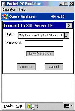 Conectando ao banco de dados do SQL Server CE 