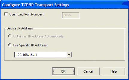 Configurando IP da placa Wireless do Pocket PC para o Deployment