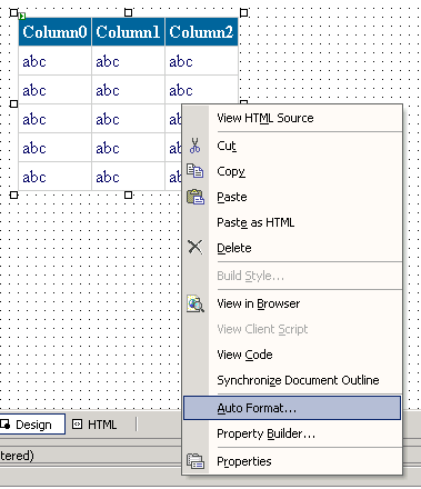 Inserido DataGrid e formatando Layout