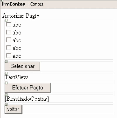 Formulários de Contas